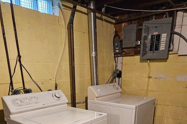 Washer and dryer included