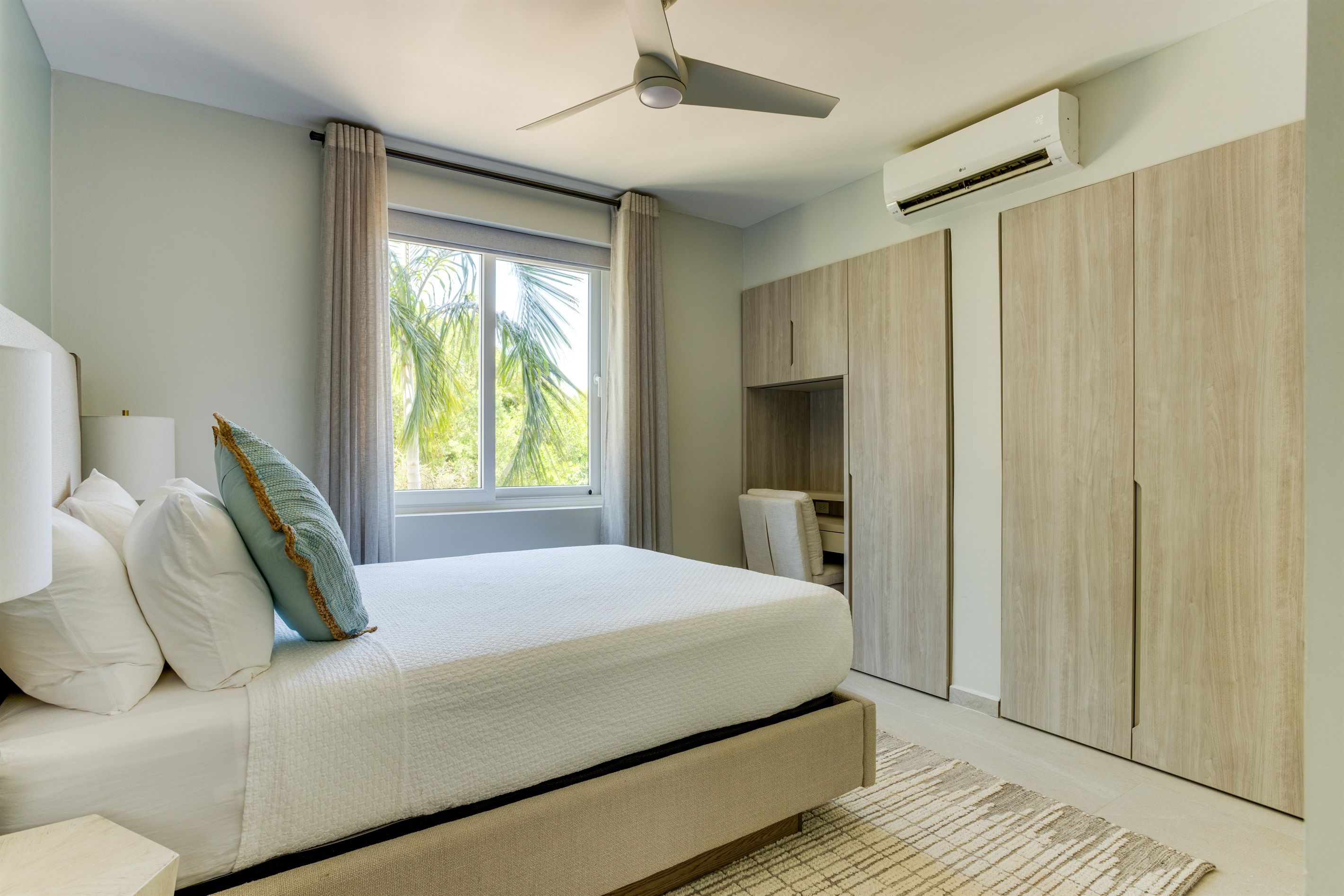 Bedroom 3: Queen Bed and Desk