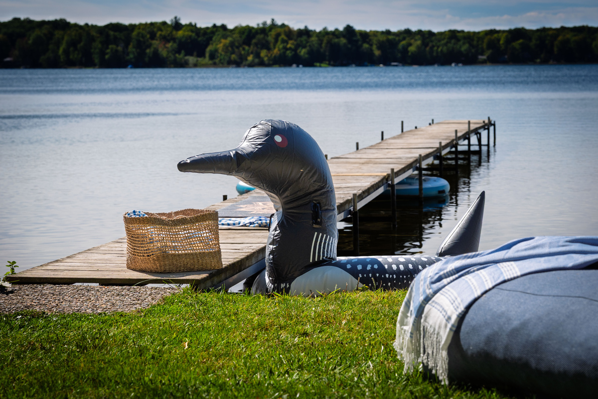 We've got the perfect spot for enjoying Lake Ann at The Loons' Nest.