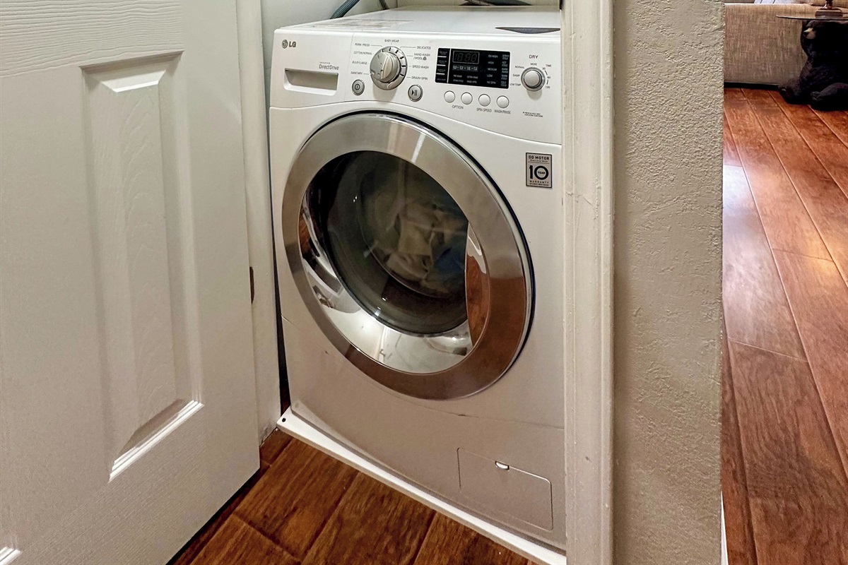 Washer/ Dryer combination in the condo for your convenience.