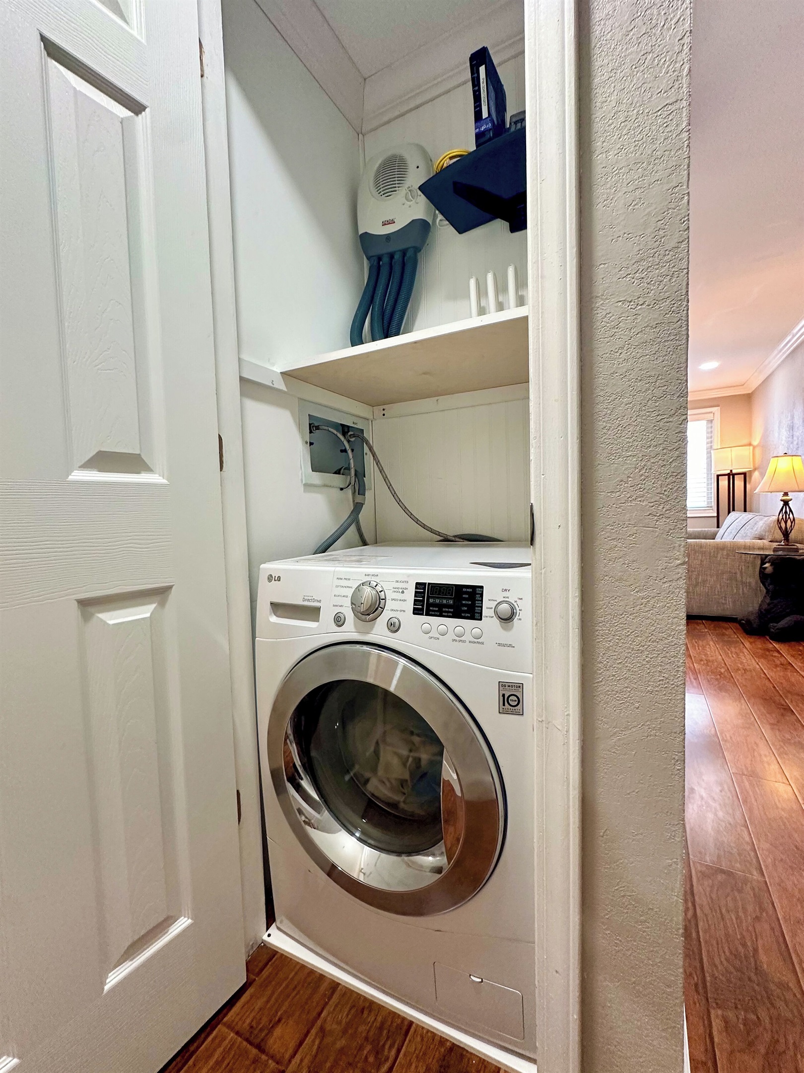 Washer/ Dryer combination in the condo for your convenience.