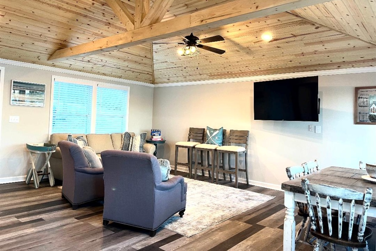 Second living area on the main floor