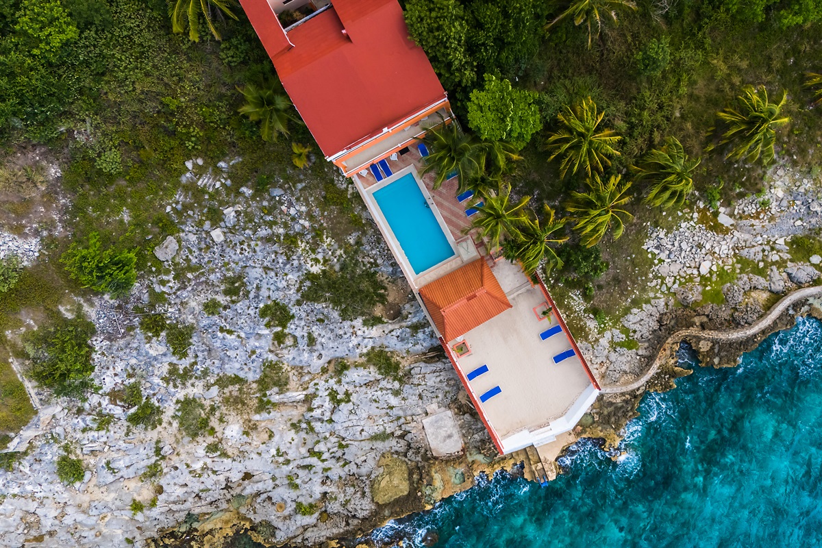 Sky View of Whole Villa