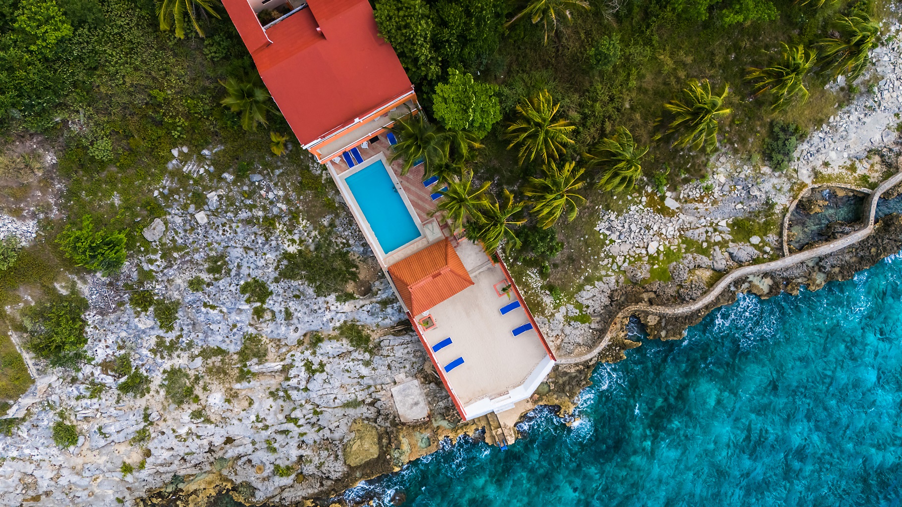 Sky View of Whole Villa