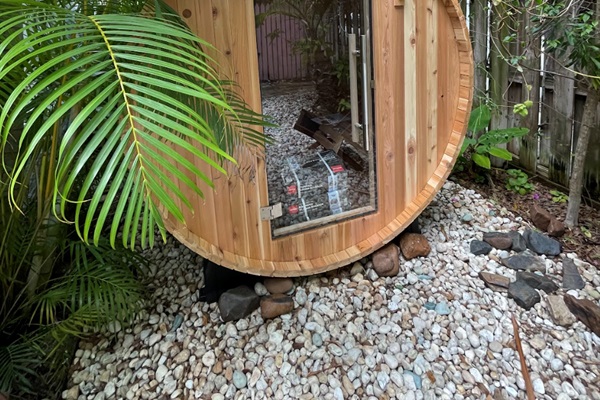 Enjoy the wellness area, including a new barrel sauna.