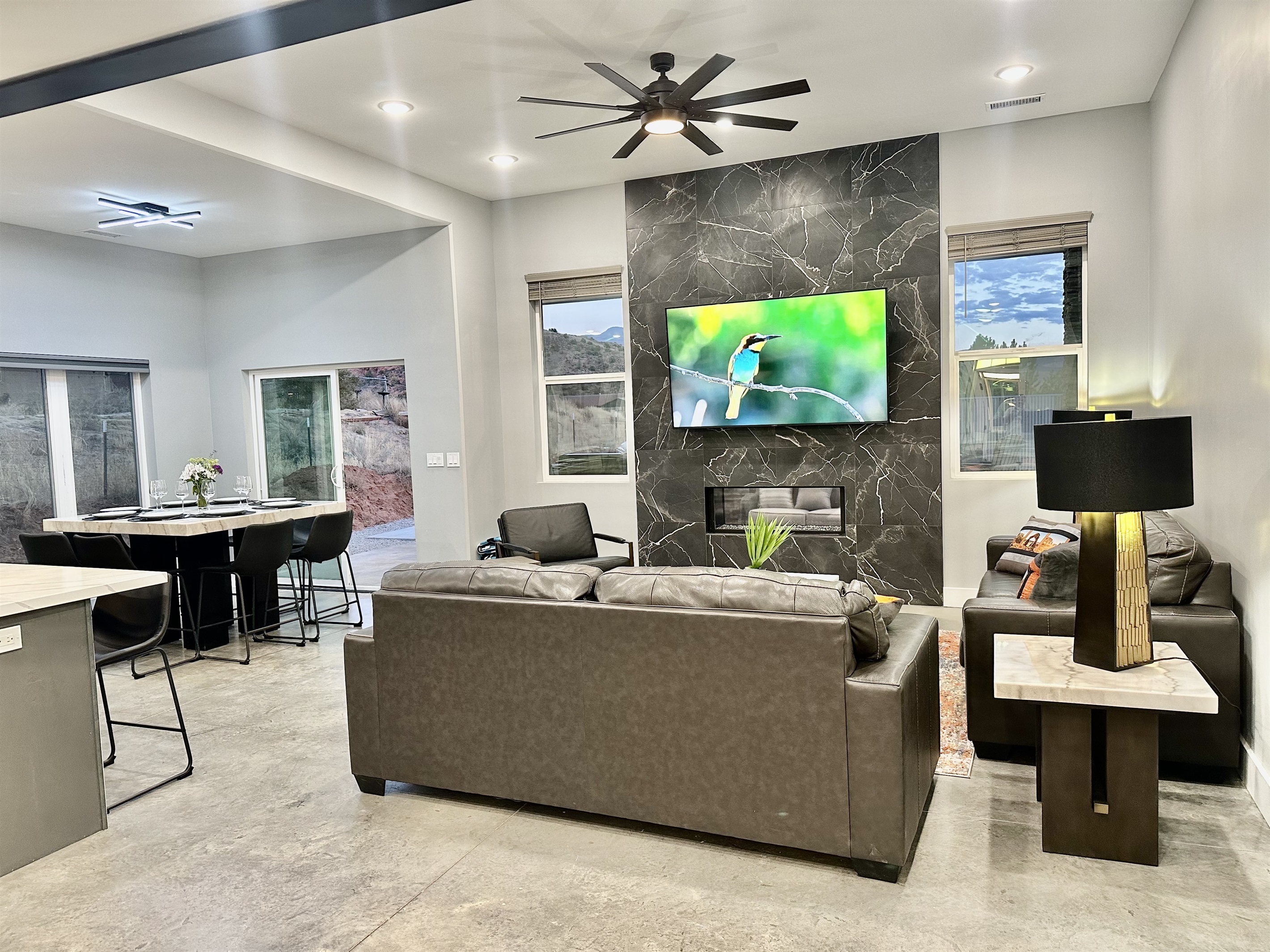 Great Room 75 inch smart TV