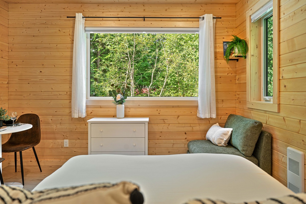 Nature view from your living area/bedroom