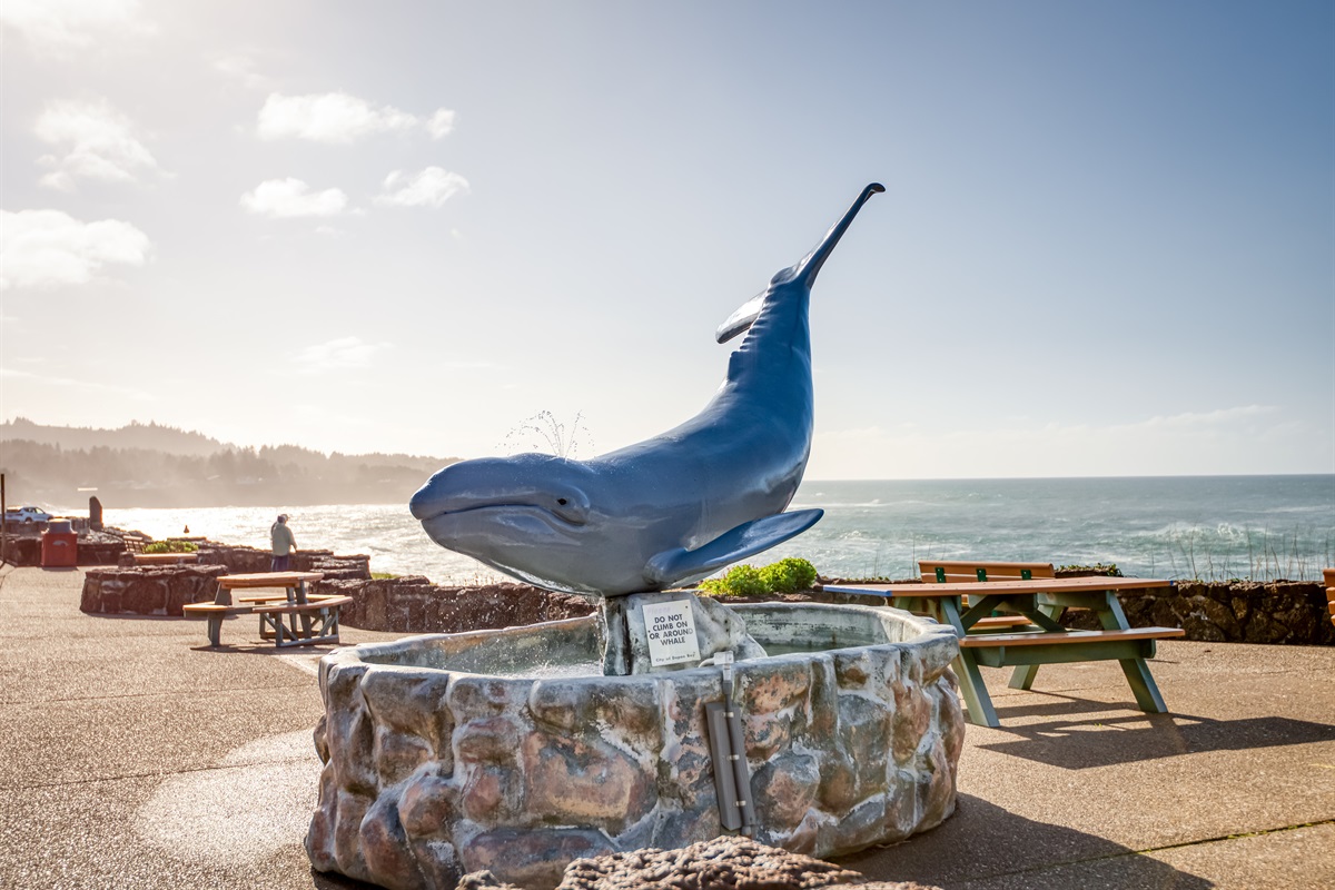 Depoe Bay Whale Sculpture
