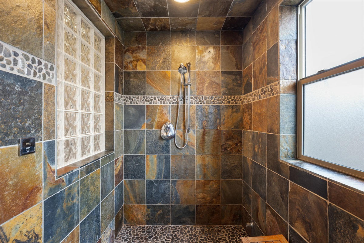 Primary Bathroom Shower & Steam Room