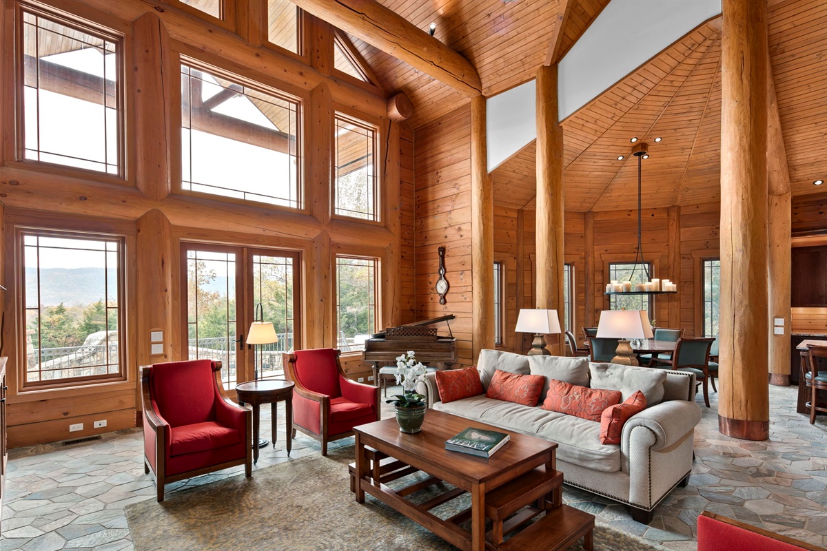 Be surrounded by mountain feeling no matter where in the house you are