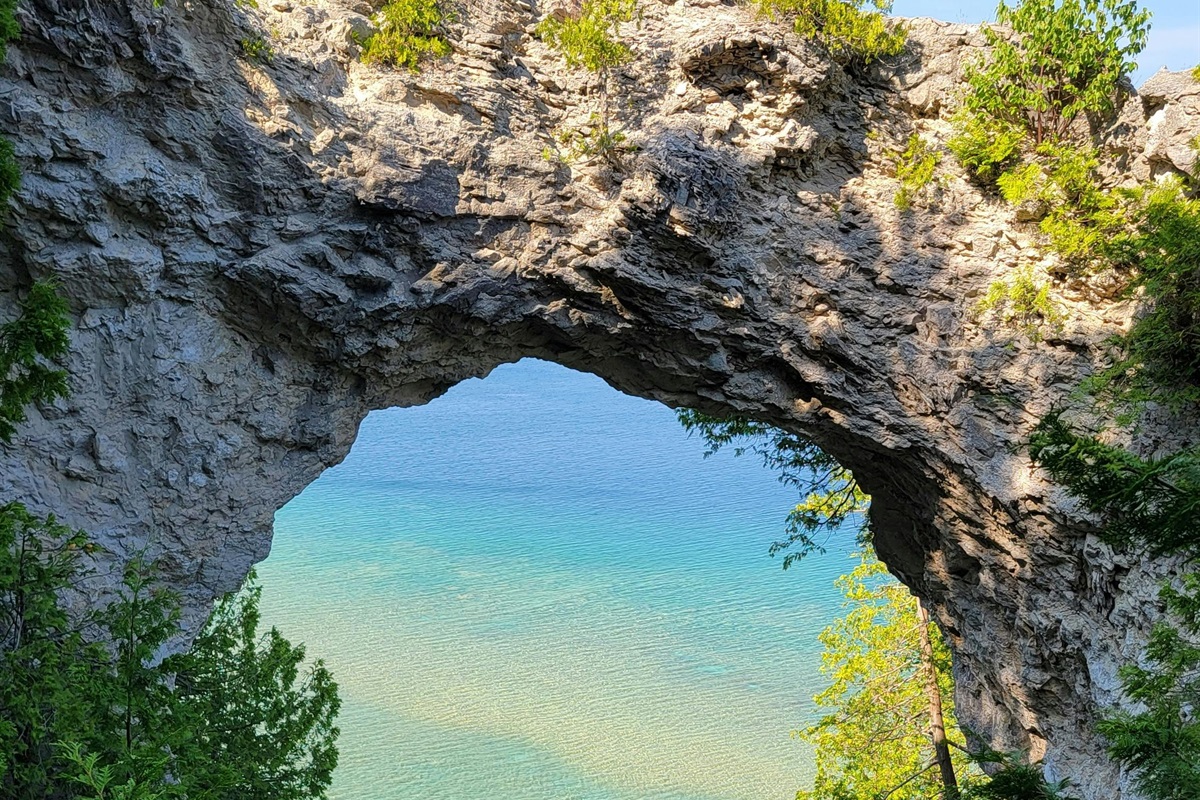 Visit Mackinac Island Arch Rock