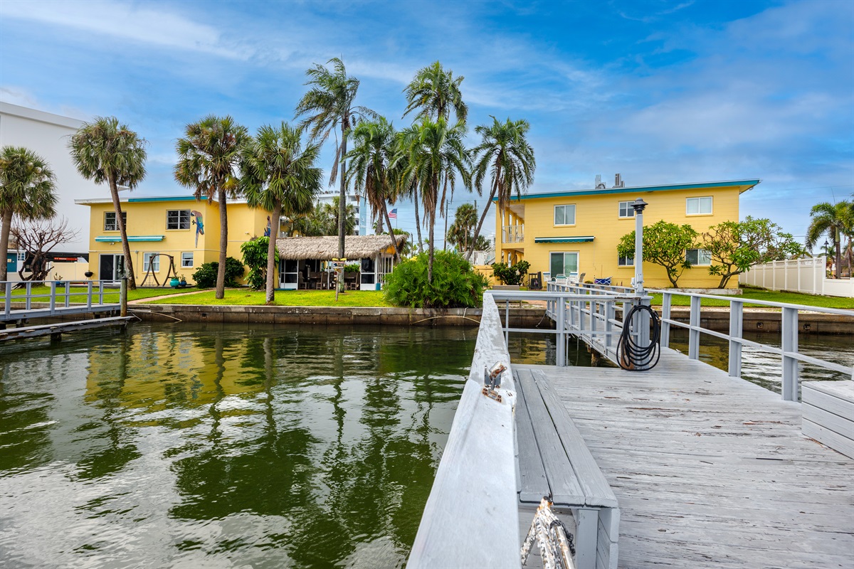 dock view of the condo
