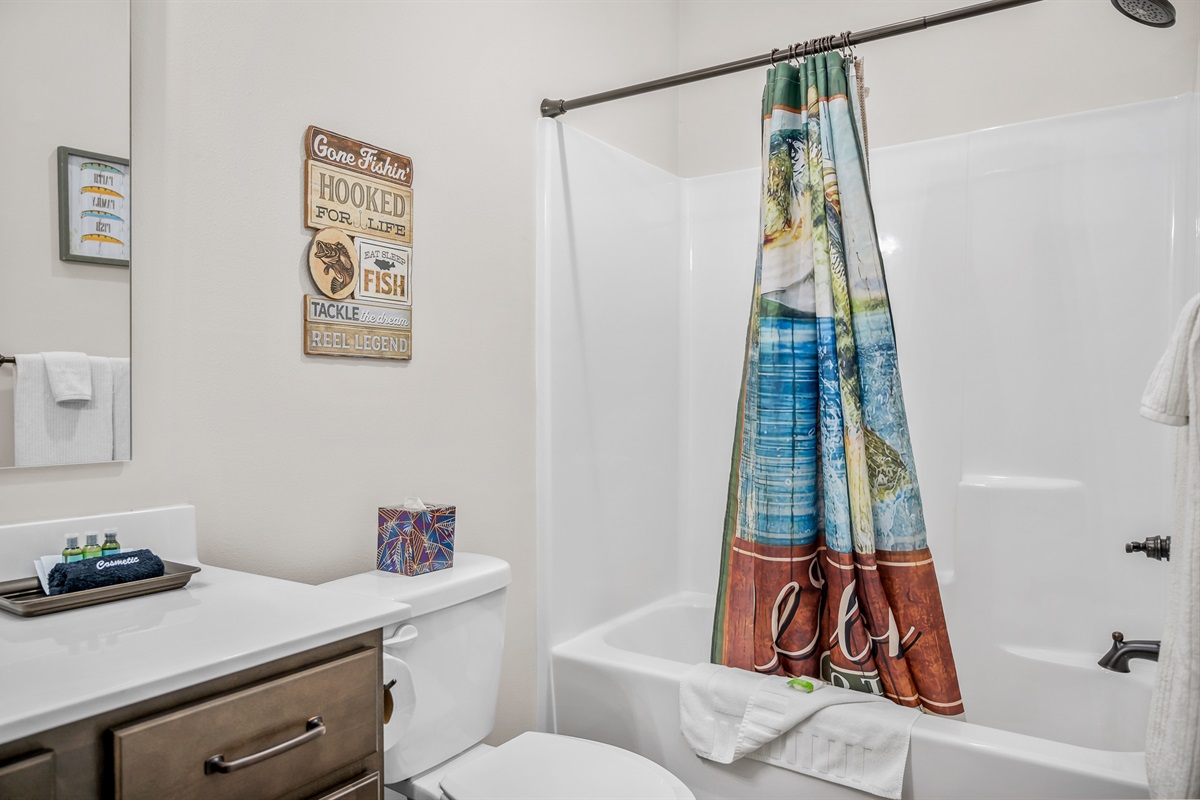 Upper level bathroom shared by Gilbert Blythe and Matthew Cuthbert bedrooms