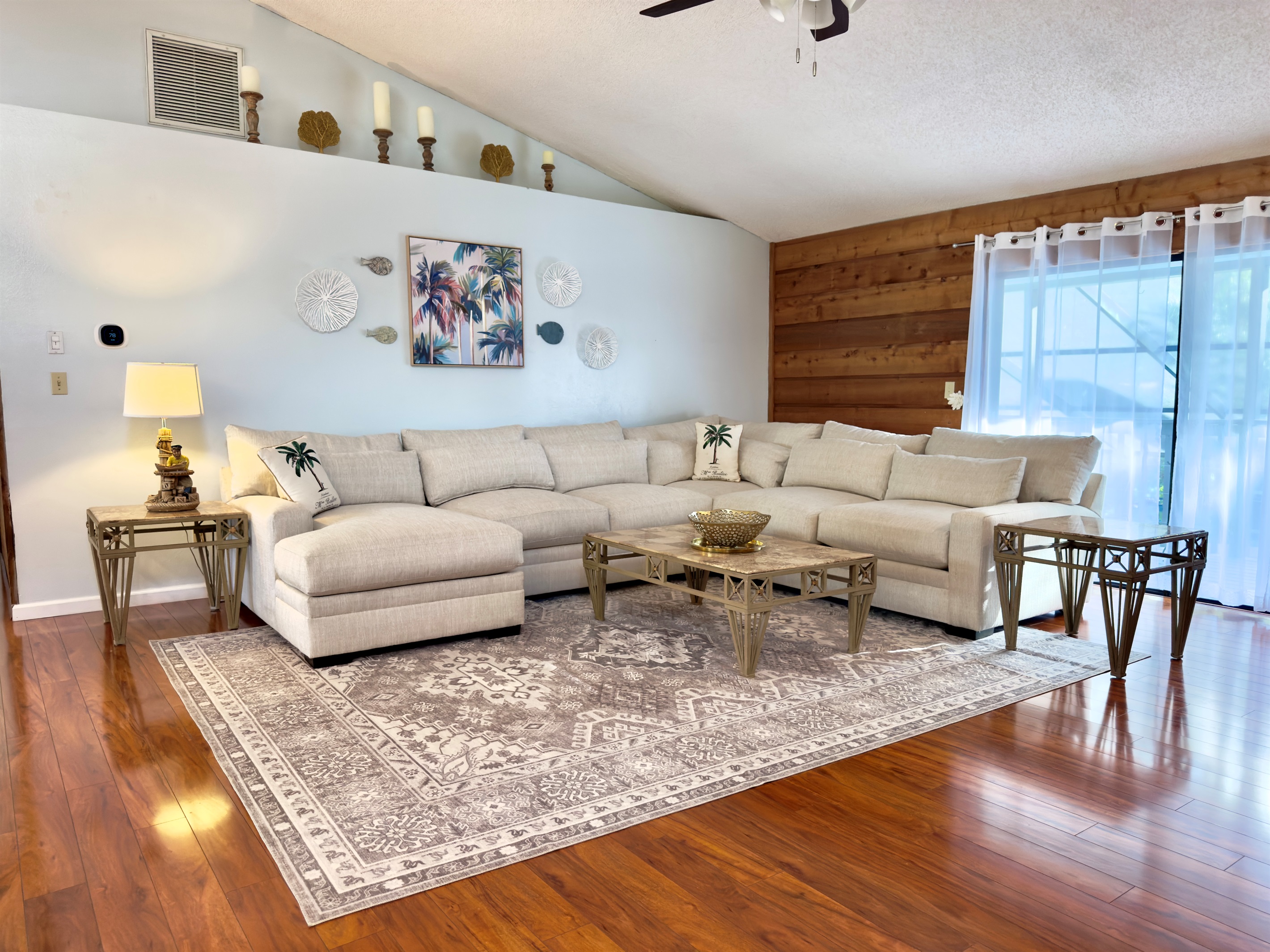 Step into this bright and airy living room, where elevated design meets laid-back comfort.