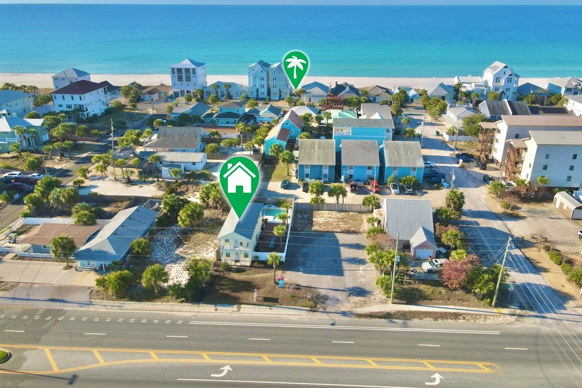 Super close walk to the beach!