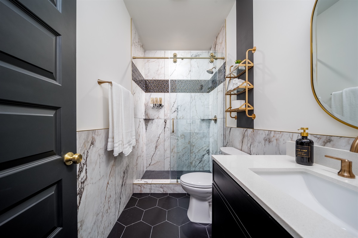 Enjoy the privacy and convenience of a beautifully designed ensuite bathroom. Complete with modern fixtures, a spacious shower, and thoughtful details, it offers the perfect retreat for relaxation right off your bedroom.