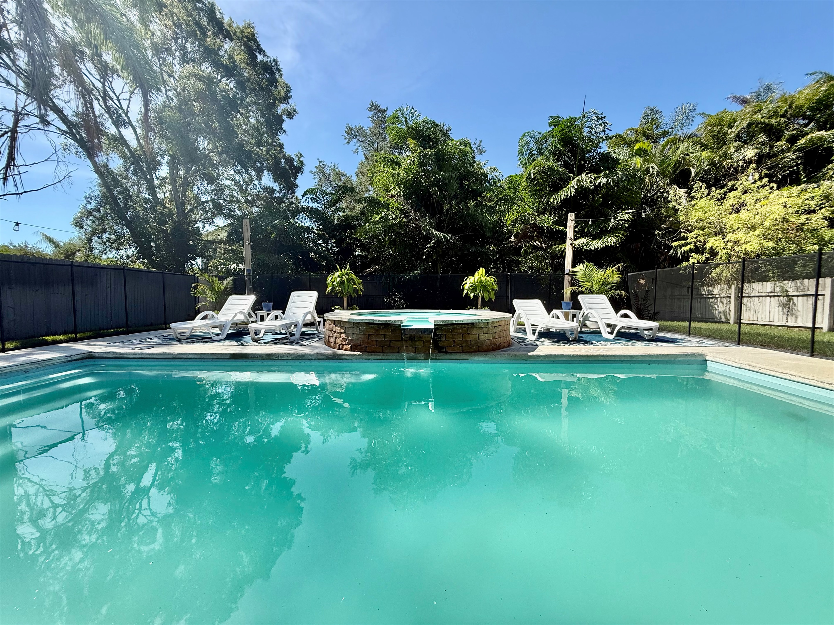 Jump in for a swim or sit back and relax under the sun.