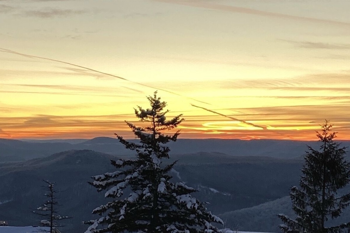 Snowshoe sunsets. . . 