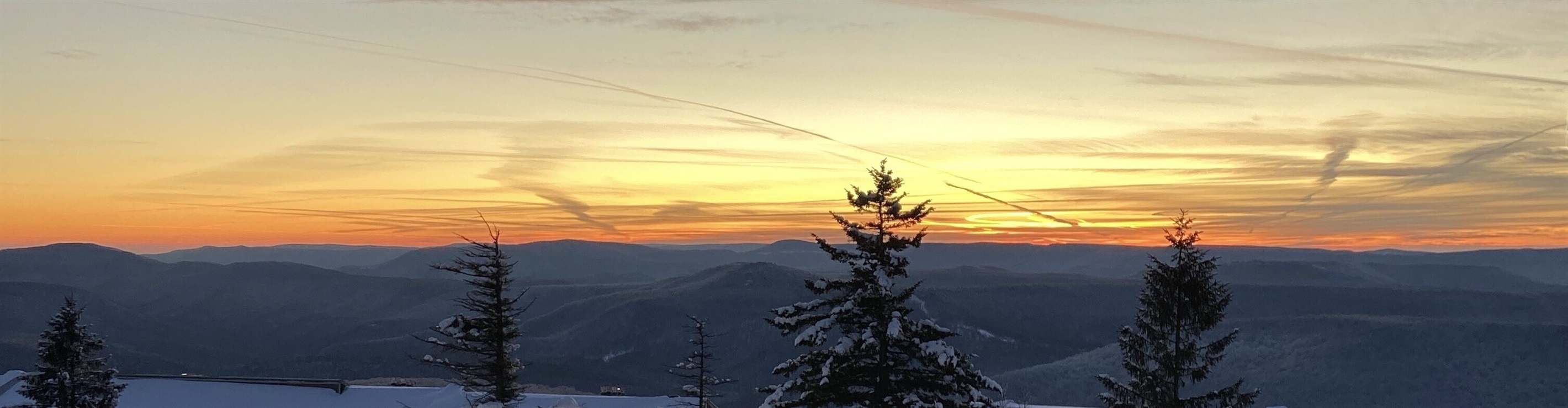 Snowshoe sunsets. . . 
