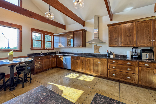 Main floor kitchen equipped with everything you'll need!