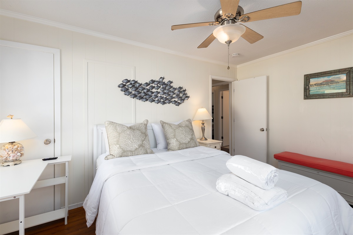 Fresh linens provided for each bed