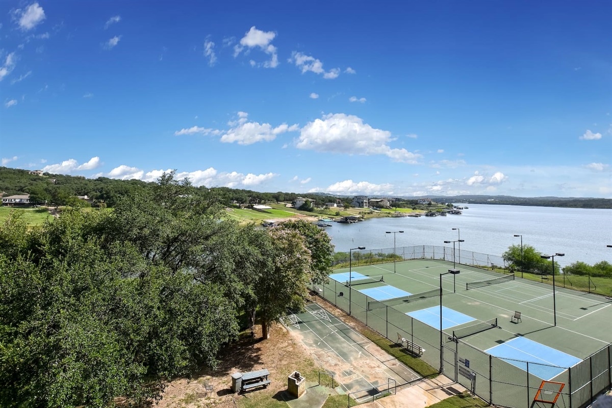 Lake and Hill Country Views from Patio