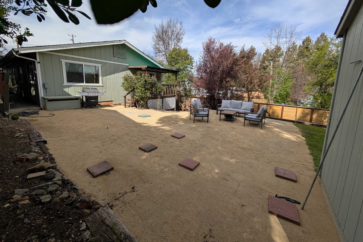 Backyard upgrade in progress!