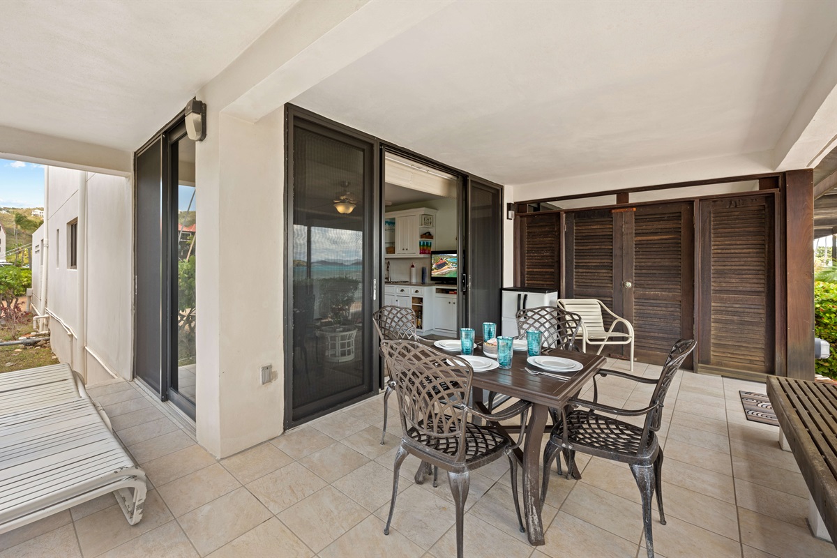 Enjoy your own outdoor space just steps from the beach