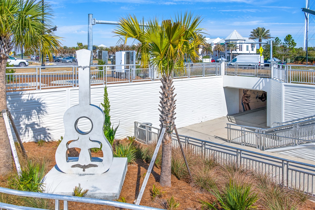 The brand new HWY98 underpass that grants guests access to Rosemary Beach, all of 30A and (of course) 3 beach access points. Bike accessible.