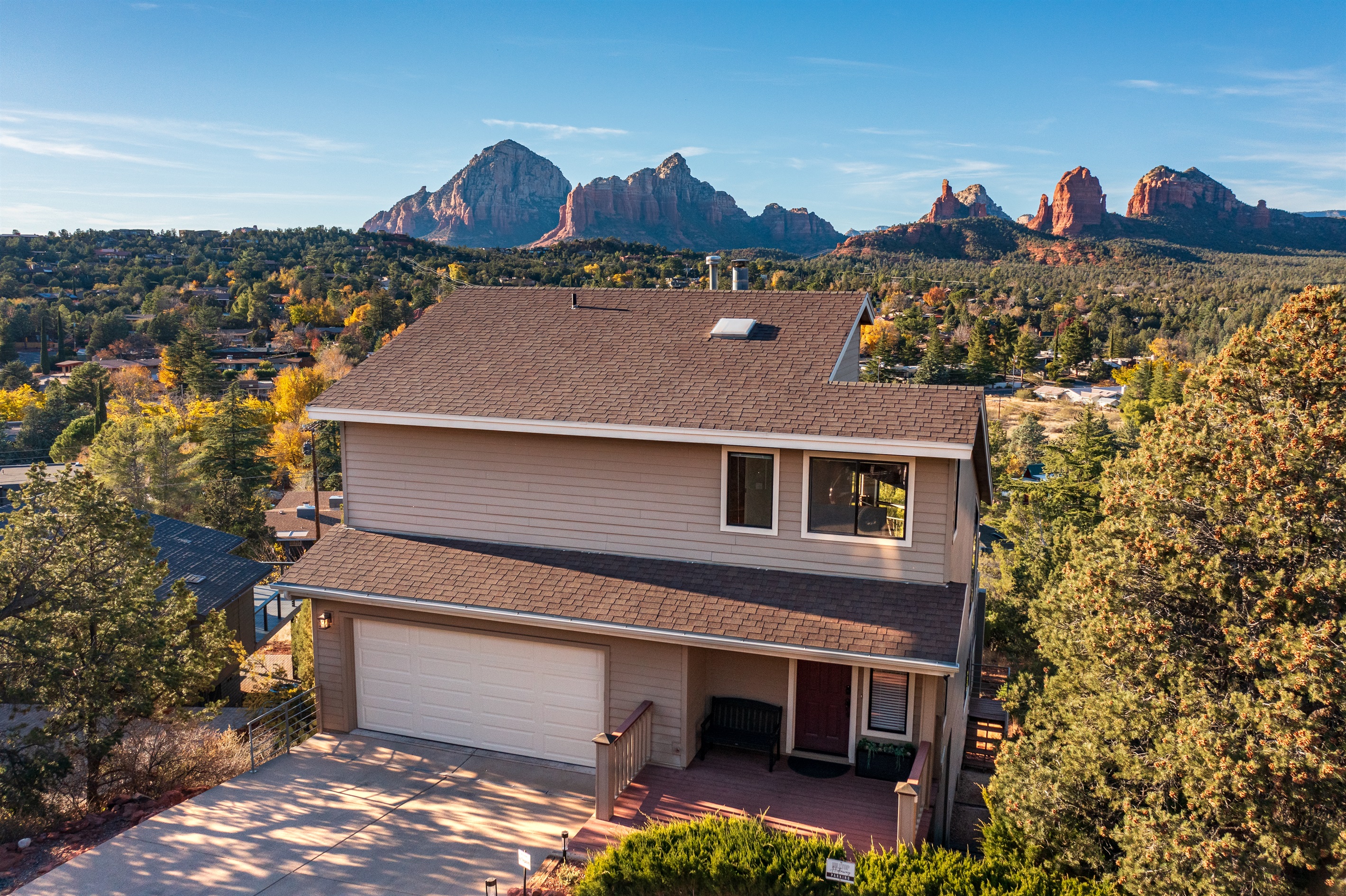 Front of house: facing west