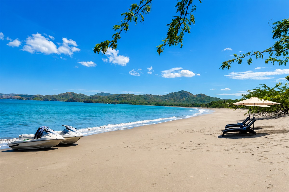 Get wave runners delivered direct to villa on the beach