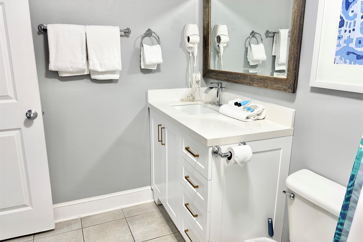 Vanity of primary bathroom
