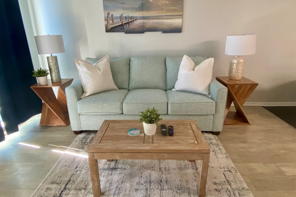 Living Room with sofa bed