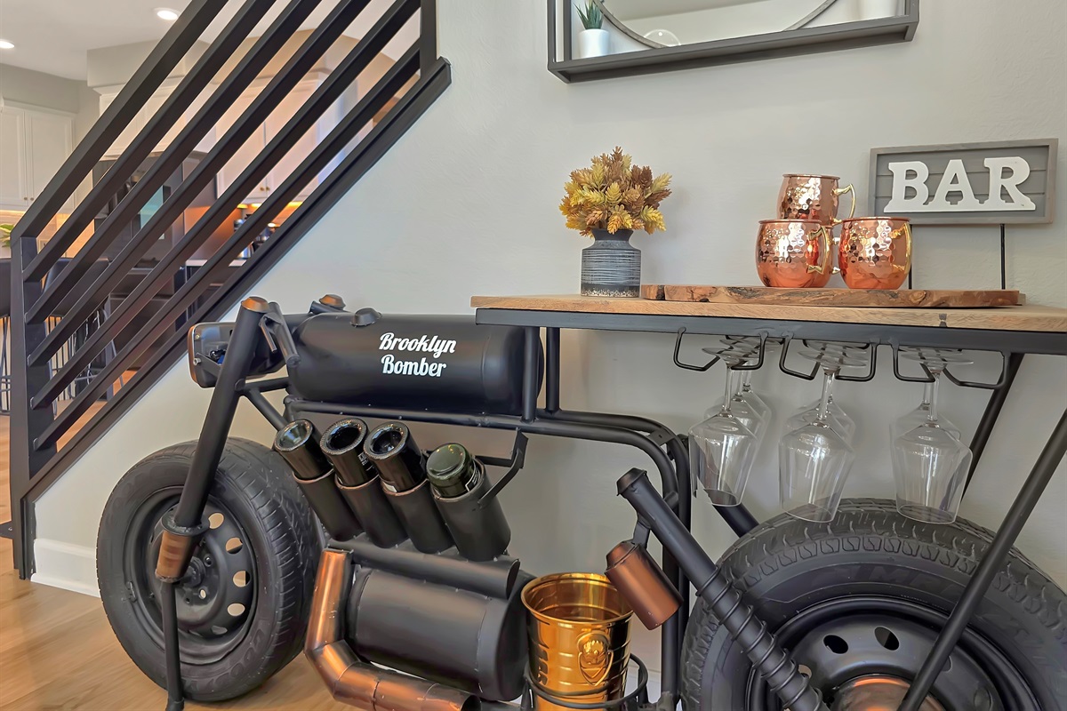 The Brooklyn Bomber bar.