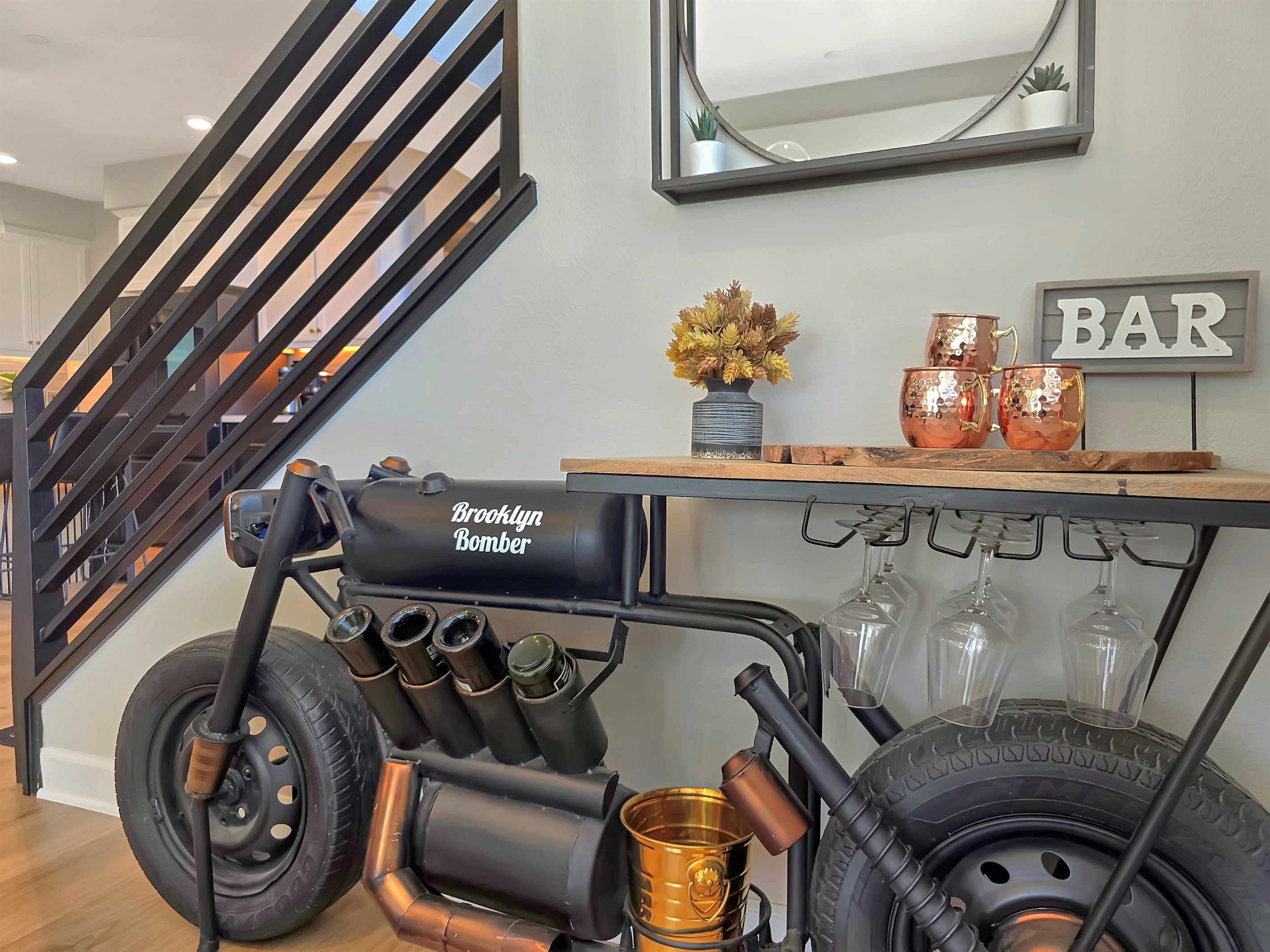 The Brooklyn Bomber bar.