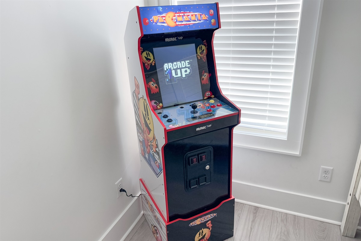 Full size Arcade Game in the Bunk Room for your families entertainment!