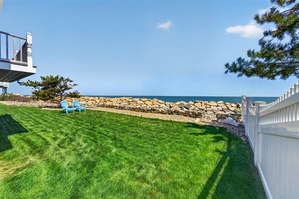 Unwind outdoors with calming ocean views all around.