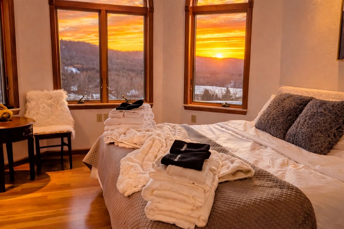 Watch sunset from your bedroom