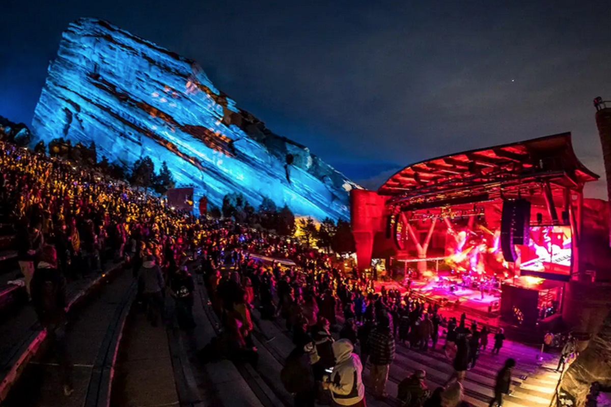 Red Rocks Amphitheatre near Denver, Colorado