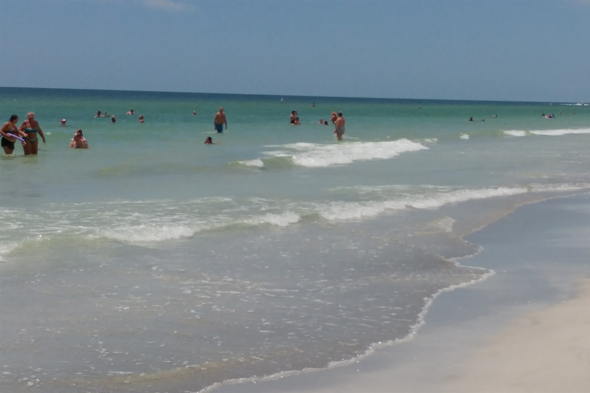 Another view of the beach; 3-5 minute walk from resort