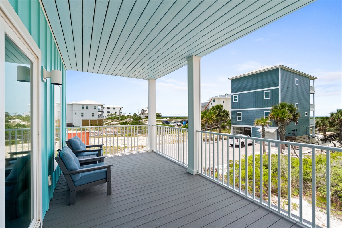 Master Bedroom Porch with Gulf Views