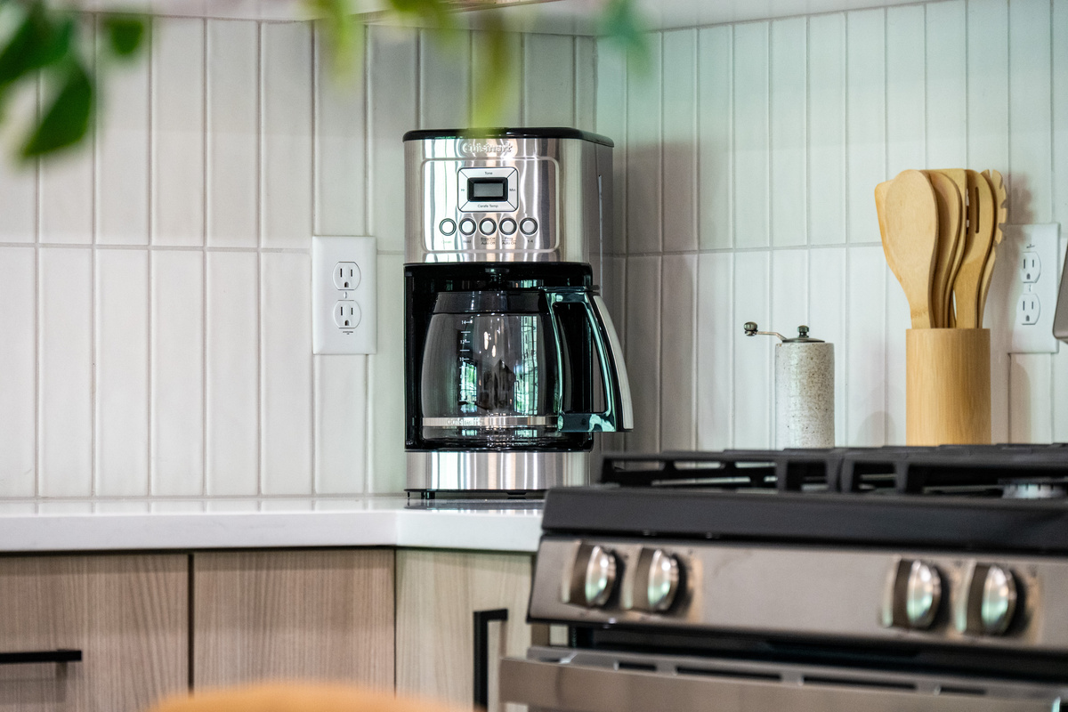 Coffee is always close at hand before heading to the slopes or trails.