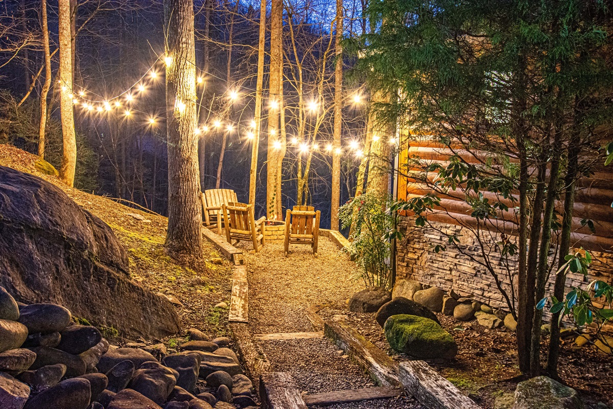 Seclusion and privacy! Relax anywhere! Firewood is available at Greenbriar Grocery.