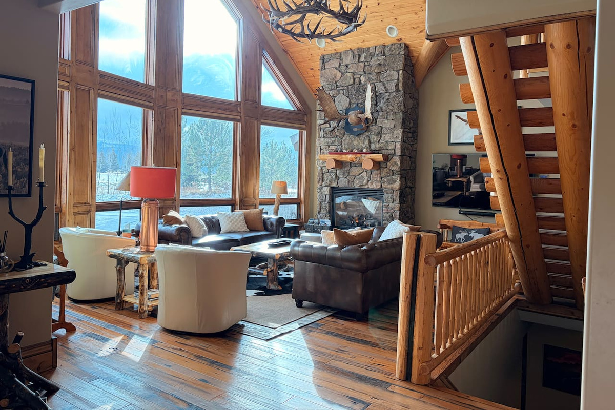 Imagine the stories you will share in this amazing living room!
