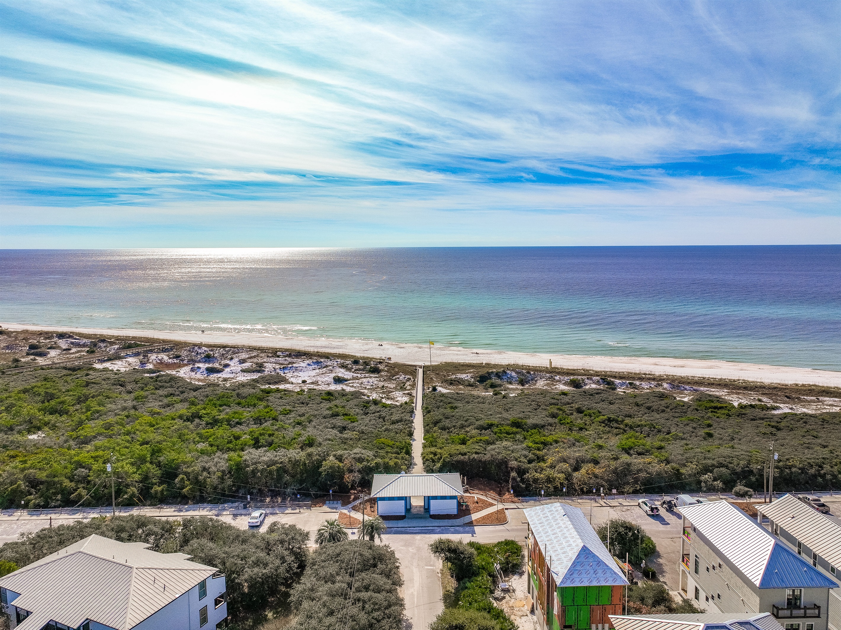 Public beach access is a short bike or walk away