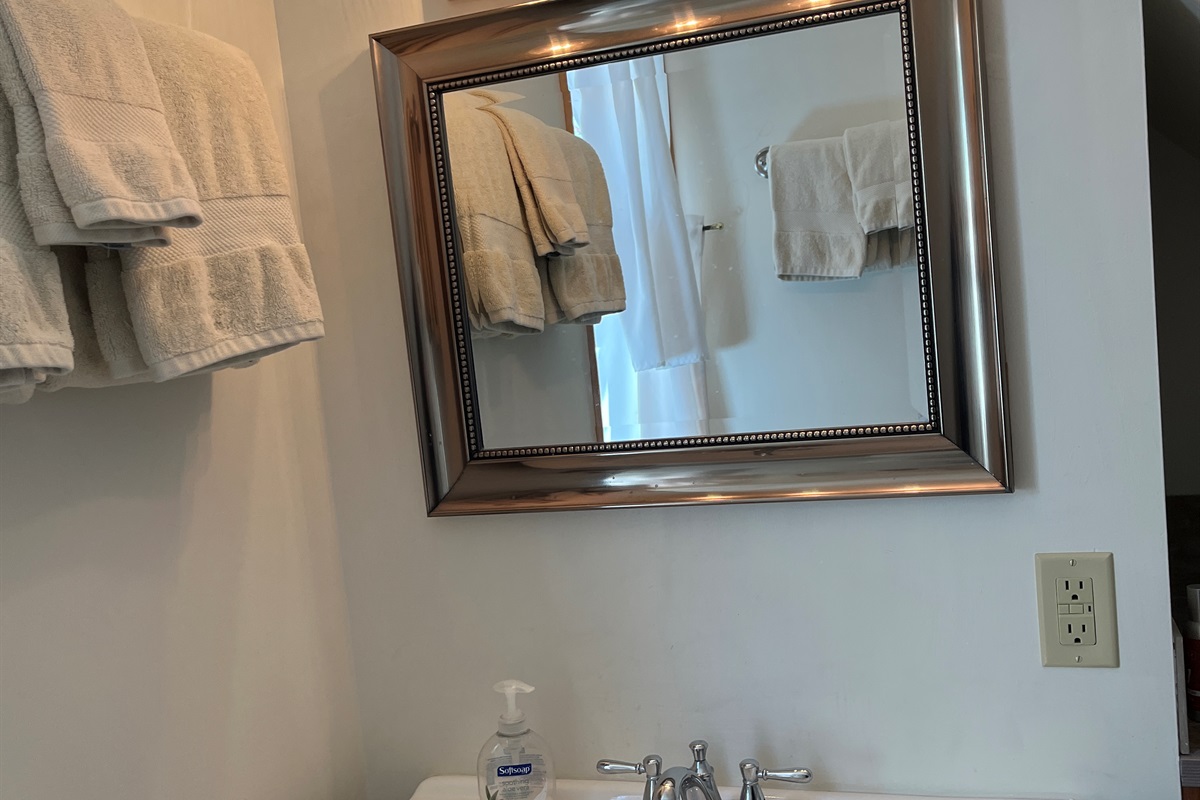 Bathroom with tile shower