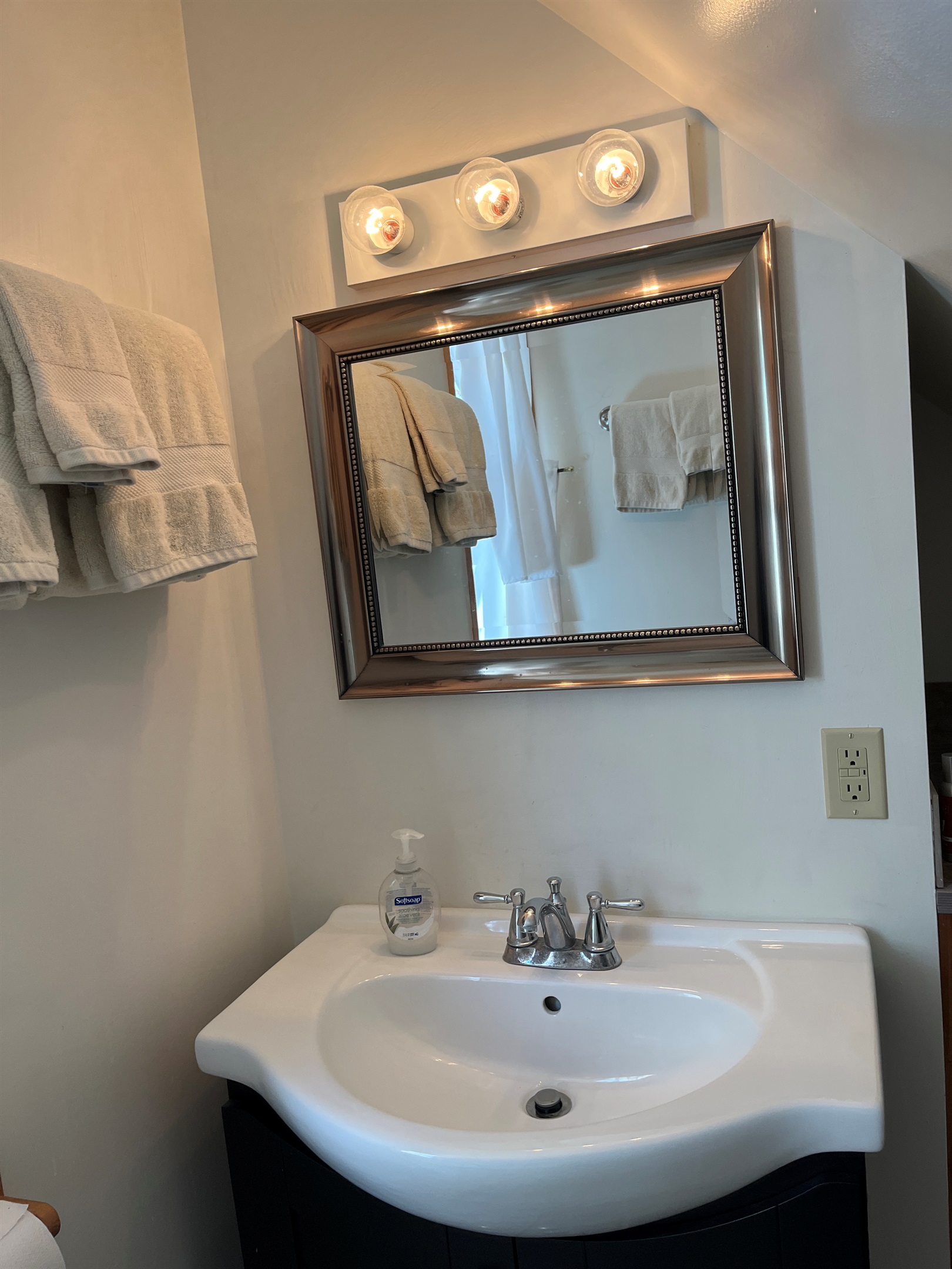 Bathroom with tile shower