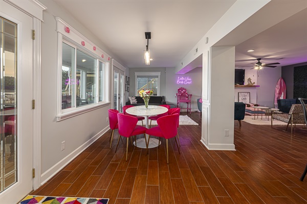Downstairs layout