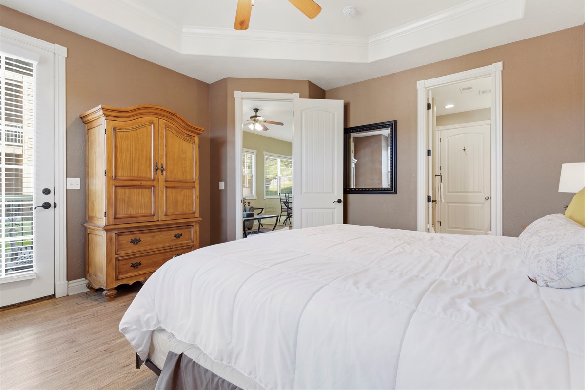Bright and spacious master bedroom with convenient ensuite bathroom.