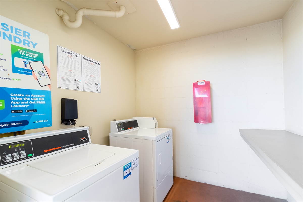 on site laundry room